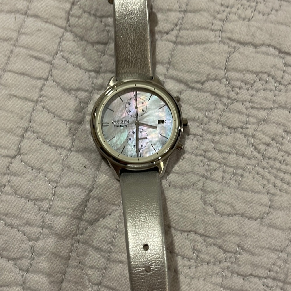Citizen eco drive mother of pearl face